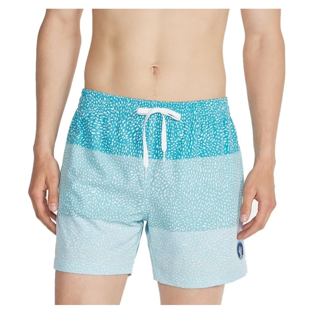 Chubbies The Whale Sharks Mens XXL Lined Swim Trunks Blue 5.5 Inseam NWT